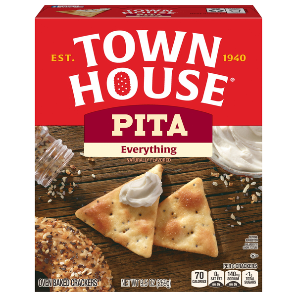 Town House Everything Pita Crackers