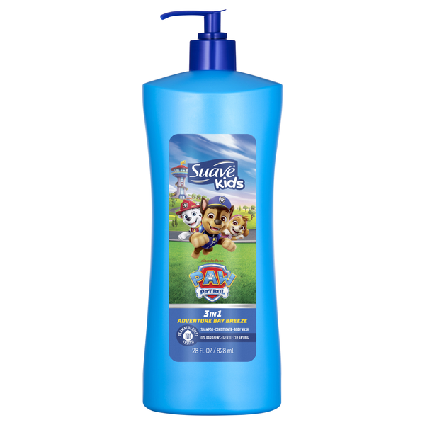 Suave Kids Paw Patrol 3-in-1 Shampoo Conditioner & Body Wash