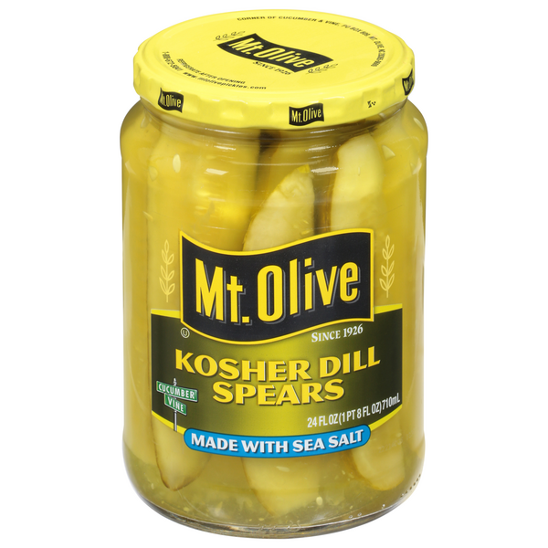 Mt. Olive Kosher Dill Spears Made with Sea Salt
