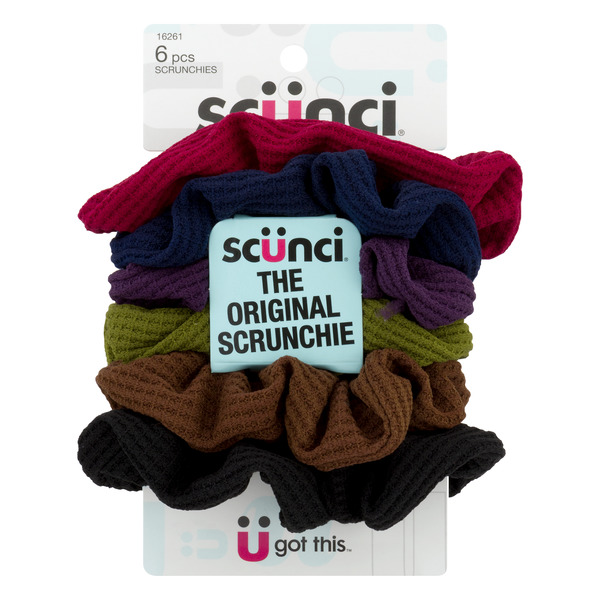 Scunci Hair Scrunchies Waffle Weave