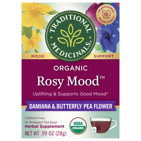 Traditional Medicinals Rosy Mood Organic Tea Bags