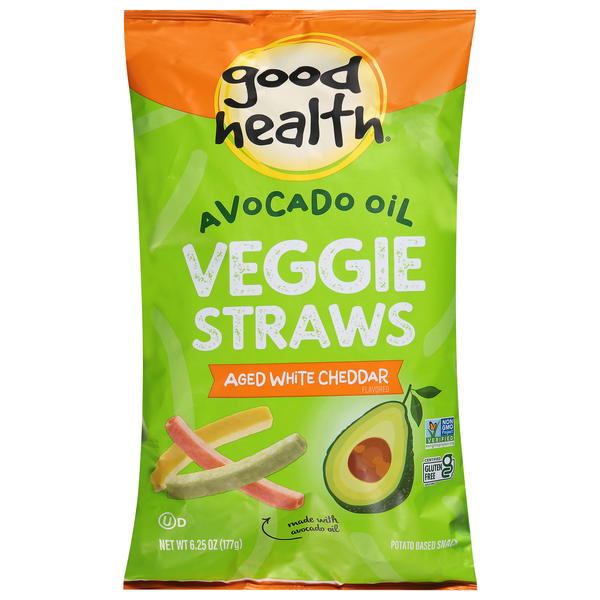 Good Health Gluten Free Aged White Cheddar Veggie Straws