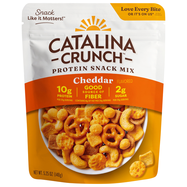 Catalina Crunch Keto Friendly Crunch Mix Cheddar Protein Snack