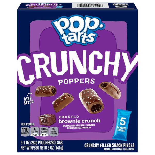 Pop-Tarts Frosted Brownie Crunch Crunchy Poppers - 5 ct