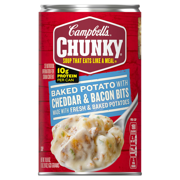Campbell's Chunky Baked Potato with Cheddar & Bacon Bits Soup