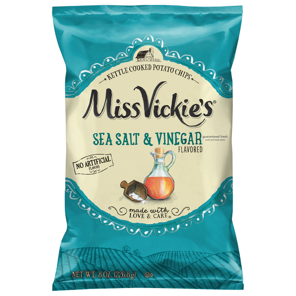 Miss Vickie's Sea Salt & Vinegar Kettle Cooked Potato Chips