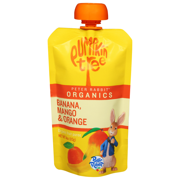 Pumpkin Tree Peter Rabbit Organics Toddler Banana Mango Orange Fruit Puree