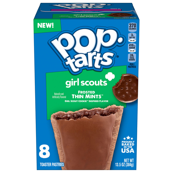 Pop-Tarts Girl Scouts Frosted Thin Mints Toaster Pastries - 8 ct