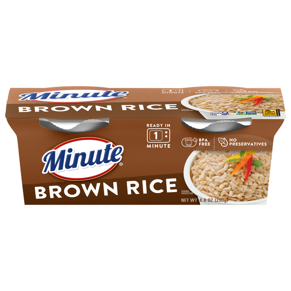 Save on Minute 60 Second Whole Grain Brown Rice Cups 2 ct Order Online Delivery Food Lion