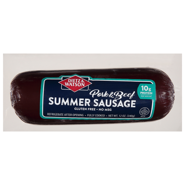 Dietz & Watson Gluten Free Pork & Beef Summer Sausage
