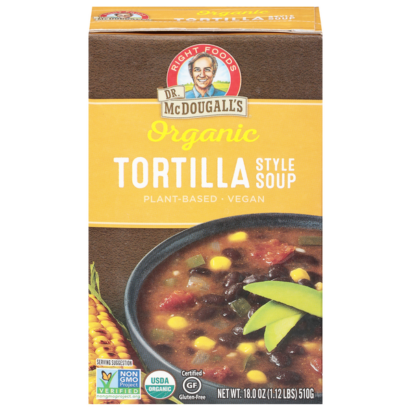 Save on Dr. McDougall's Tortilla Style Soup PlantBased Vegan Order