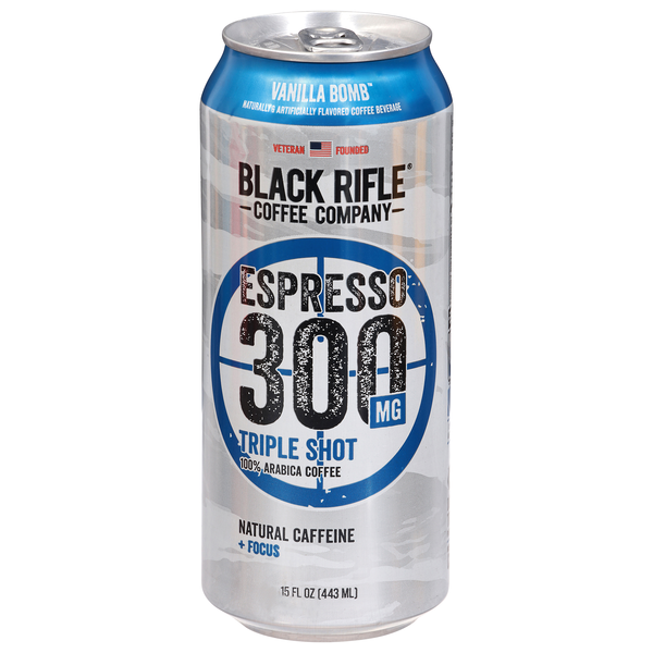 Black Rifle Coffee Company Espresso 300 mg Vanilla Bomb Coffee Beverage