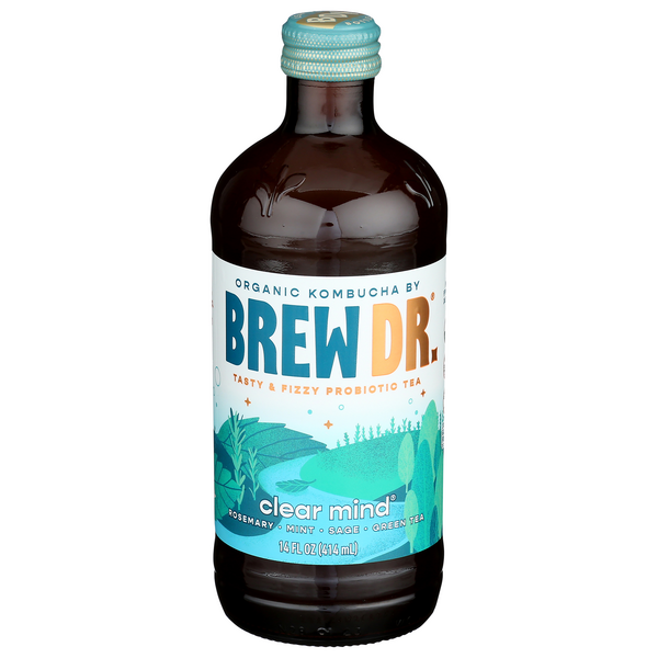 Brew Dr. Clear Mind Kombucha Organic