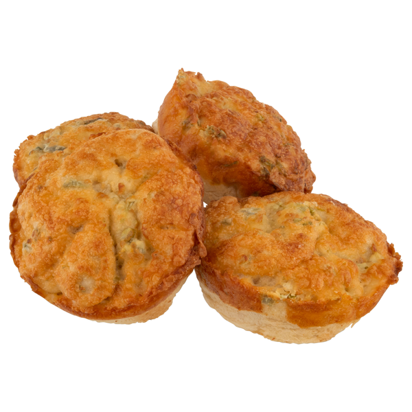 Giant Bakery Mini Jalapeno Cheddar Focaccia Bread - 4 ct