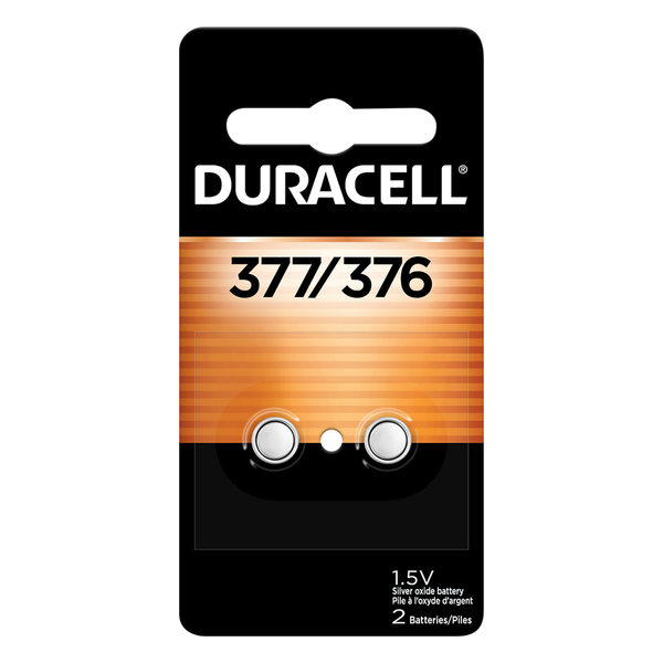 Duracell 376/377 Silver Oxide Batteries 1.5V