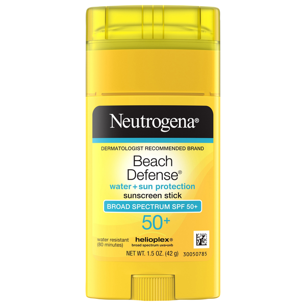 Neutrogena Beach Defense Water + Sun Protection Sunscreen Stick SPF 50+