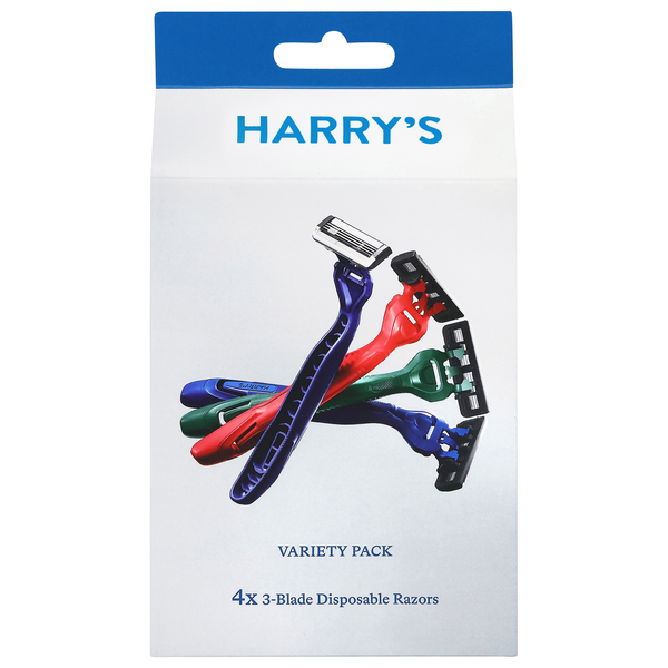 Harry's 3-Blade Disposable Razors Variety Pack