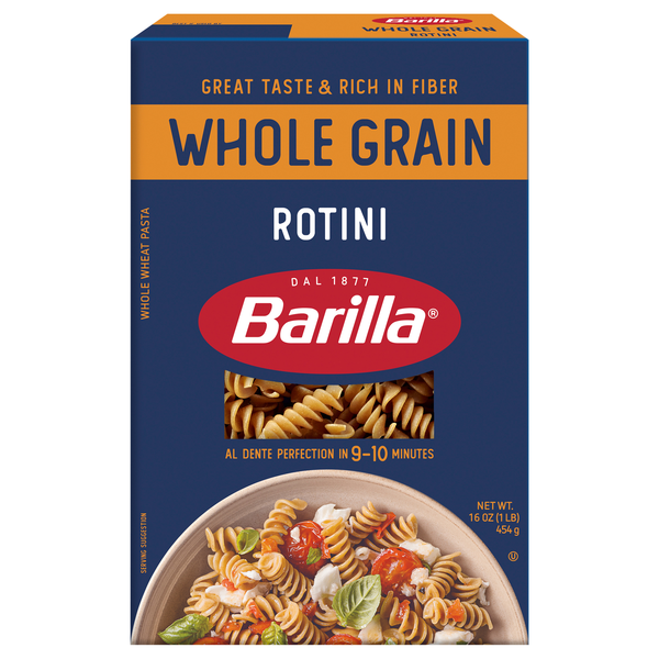 Barilla Whole Grain Whole Wheat Rotini Pasta