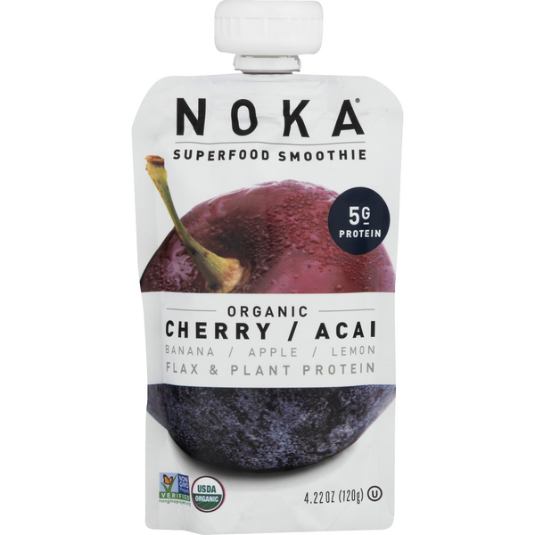 Save on Noka Superfood Smoothie Cherry Acai Organic Order Online