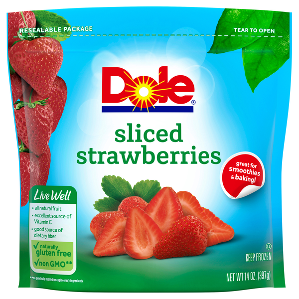 Dole Sliced Strawberries Frozen