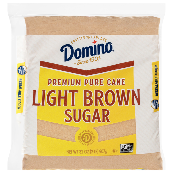 Domino Premium Pure Cane Light Brown Sugar