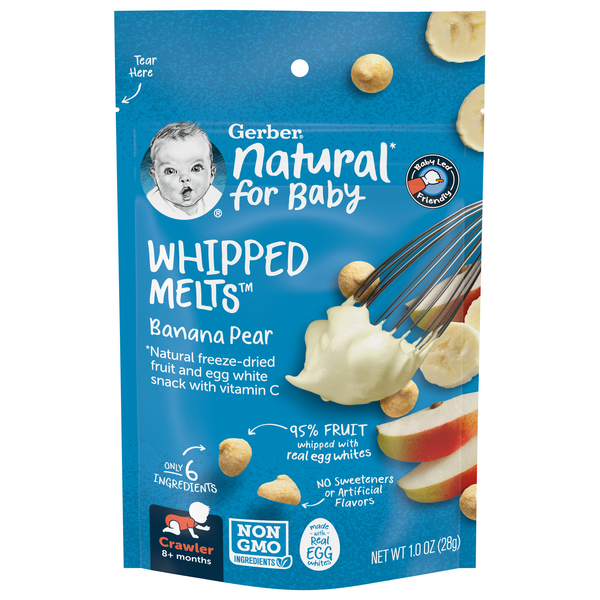 Gerber Natural Baby Banana Pear Whipped Melts