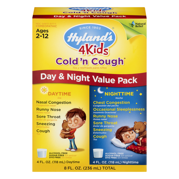 Hyland's 4 Kids Cold'n Cough Day & Night Value Pack