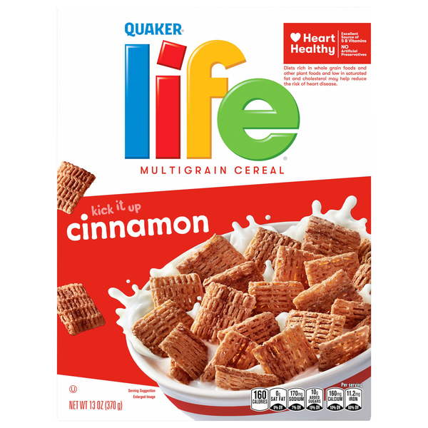 Quaker Life Cinnamon Cereal