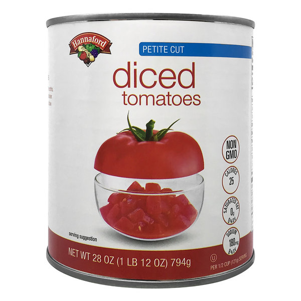 Hannaford Petite Cut Diced Tomatoes