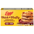 Eggo Thick & Fluffy Cinnamon Brown Sugar Belgian Waffles - 6 ct