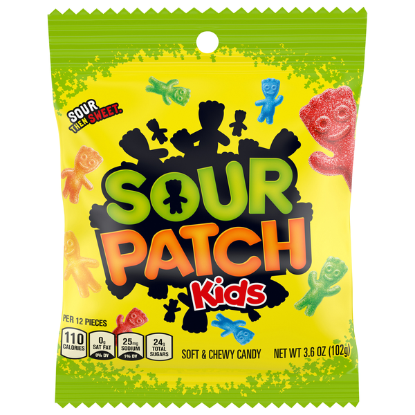 Sour Patch Kids Sour Then Sweet Soft & Chewy Candy