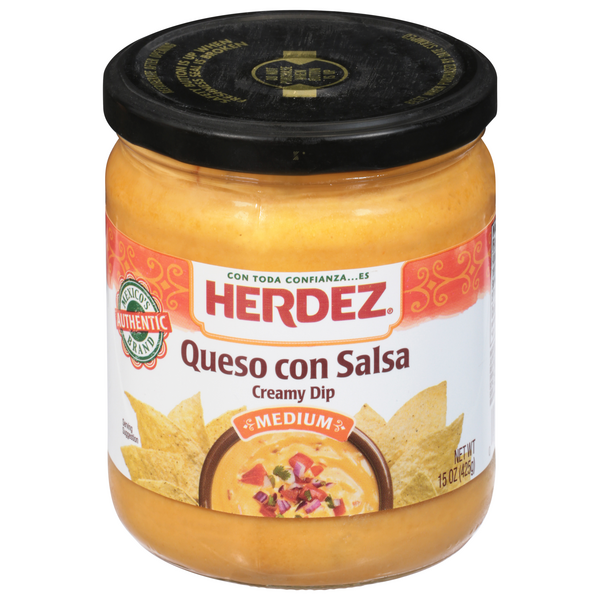 Save on Herdez Queso Con Salsa Dip Medium Order Online Delivery MARTIN'S