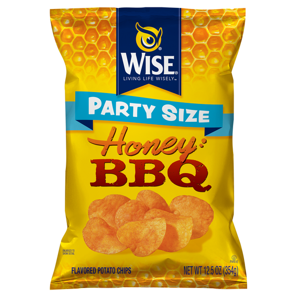 Wise Honey BBQ Potato Chips Party Size