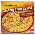 Food Lion Crispy Thin Crust Cheeseburger Pizza Frozen