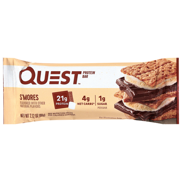 Quest Keto Friendly S'mores 21g Protein Bar