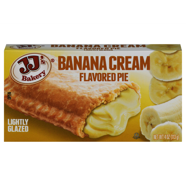 JJ's Bakery Banana Cream Pie Lightly Glazed Single Serve