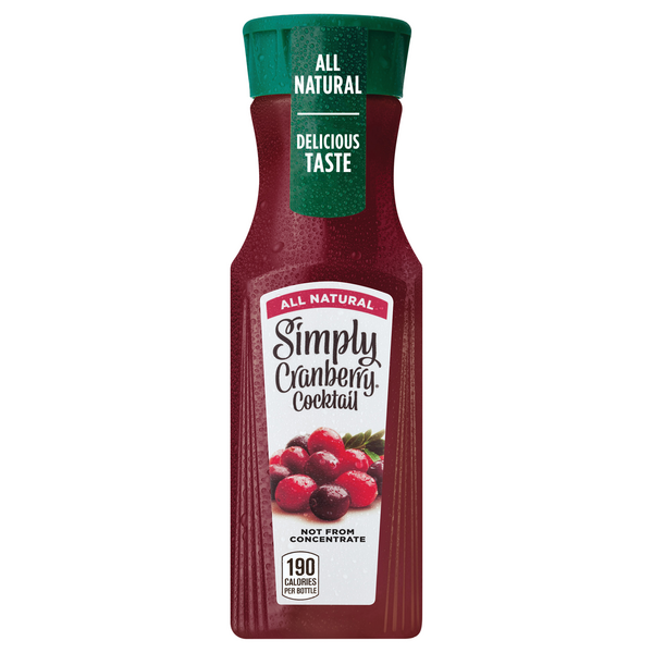 Save on Simply Cranberry Juice Cocktail All Natural Order Online Delivery Giant