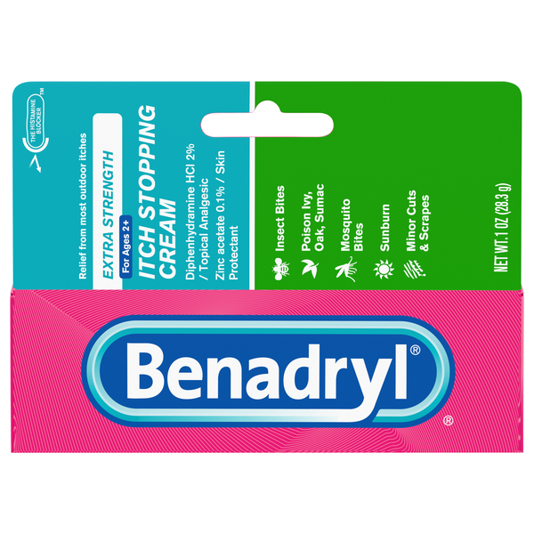 Benadryl Extra Strength Itch Relief Stopping Cream