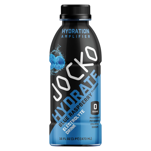 JOCKO Hydrate Blue Raspberry Electrolyte Drink