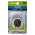 Conair Hair Nets Invisible Edge Brown