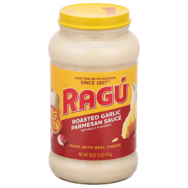 Save on RAGU Pasta Sauce Roasted Garlic Parmesan Order Online Delivery