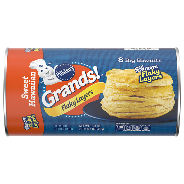 Pillsbury Grands! Flaky Layers Sweet Hawaiian Biscuits - 8 ct