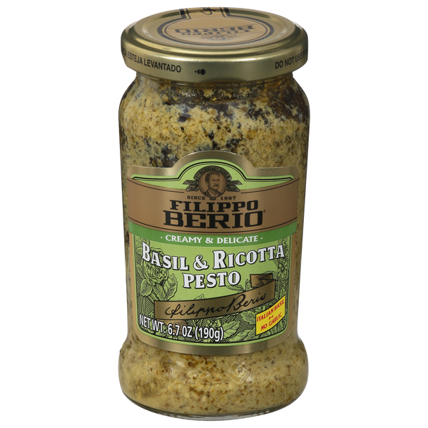 Filippo Berio Basil & Ricotta Pesto Pasta Sauce