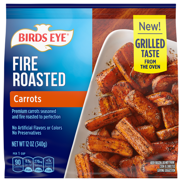 Birds Eye Fire Roasted Carrots Frozen