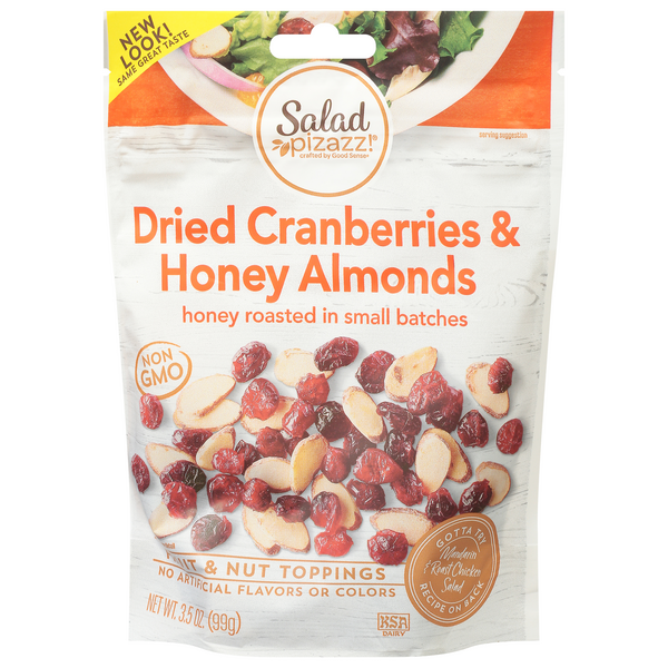 Salad Pizazz! Dried Cranberries & Honey Almonds Toppings