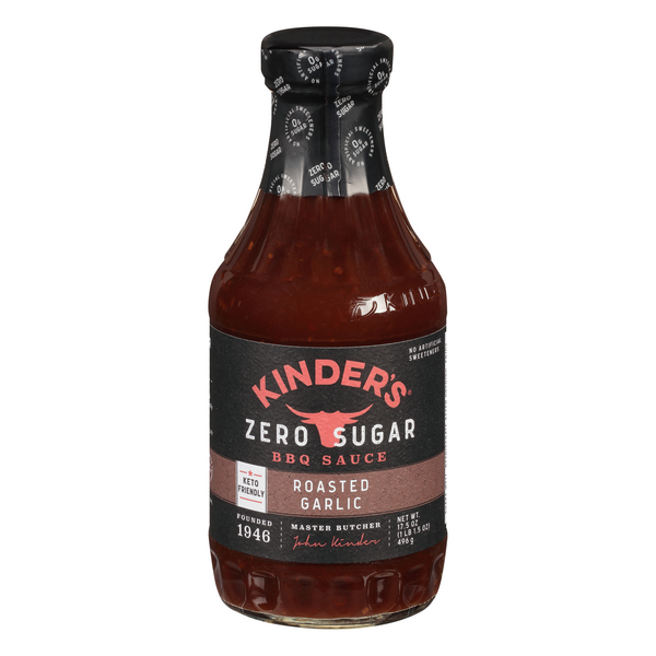 Save on Kinder's BBQ Sauce Roasted Garlic Zero Sugar Order Online