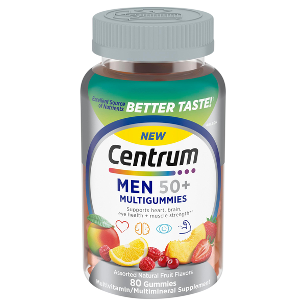 Centrum Men 50+ Assorted Fruit Flavors Multigummies