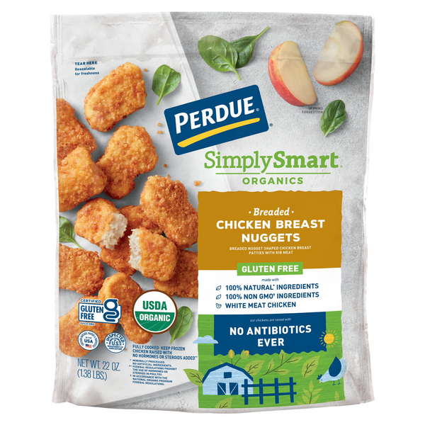 Save on Perdue Simply Smart Organics Breaded Chicken Breast Nuggets