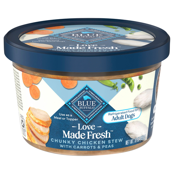 Blue Buffalo Chunky Chicken Stew Adult Dog Food Refrigerated