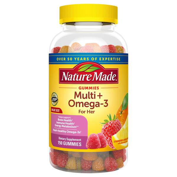 Nature Made For Her Multivitamin + Omega-3 Gummies